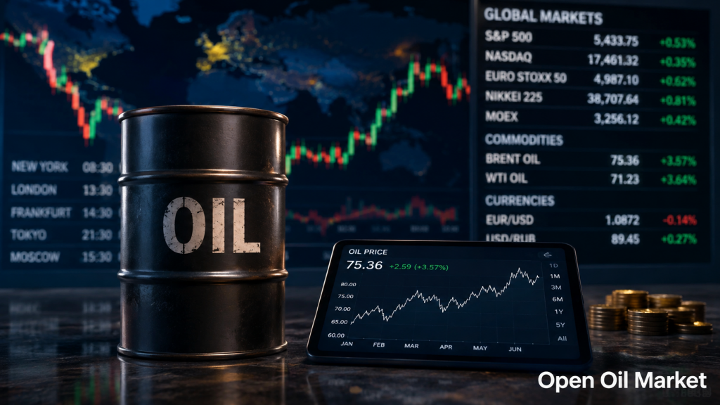 2026년 6월 13일의 경제 사건 및 기업 보고서 분석, 세계 시장, 유가, S&P 500, Euro Stoxx 50, Nikkei 225 및 MOEX