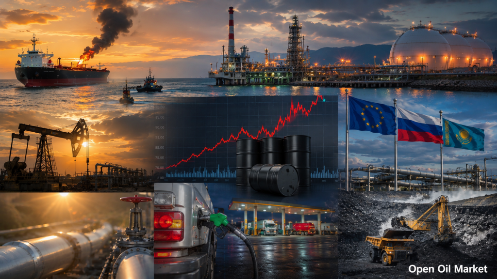 2026년 7월 25일 에너지 시장 개요: 브렌트 및 WTI 가격, TTF 가스, OPEC+, 석유 제품, 석탄, 전력, VIE