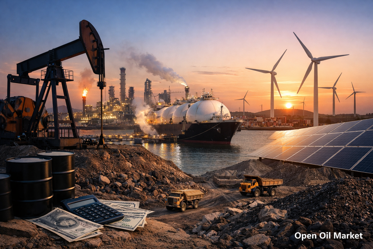 석유 및 가스 뉴스와 에너지 - 2026년 2월 22일 OPEC+, 석유, 가스, LNG, 정유소, 재생 가능 에너지