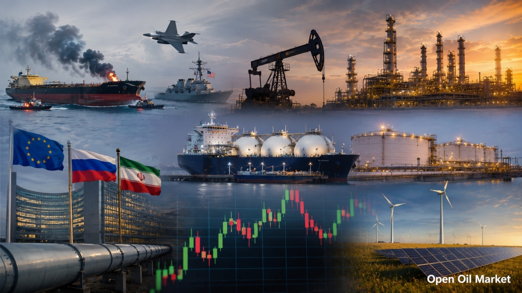 2026년 7월 24일 에너지 산업 개요: 브렌트 및 WTI 유가, TTF 가스, OPEC+, 정유소, 석유 제품, 재생 에너지 및 석탄