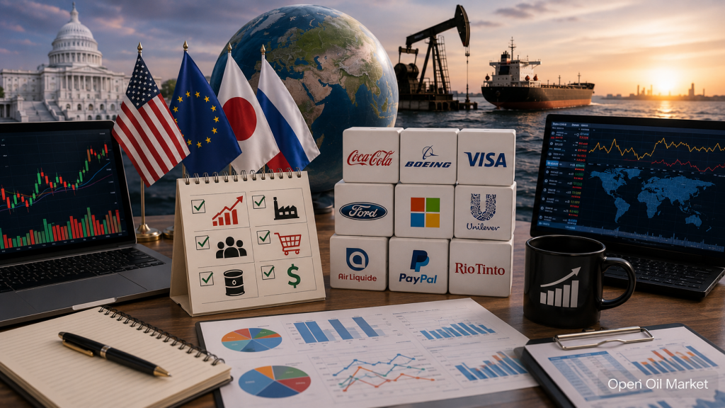 2026년 7월 28일 화요일 경제 이벤트 및 기업 실적: FOMC 회의 시작, 미국 소비자 신뢰도, 코카콜라, 보잉, 비자, 포드 실적 발표