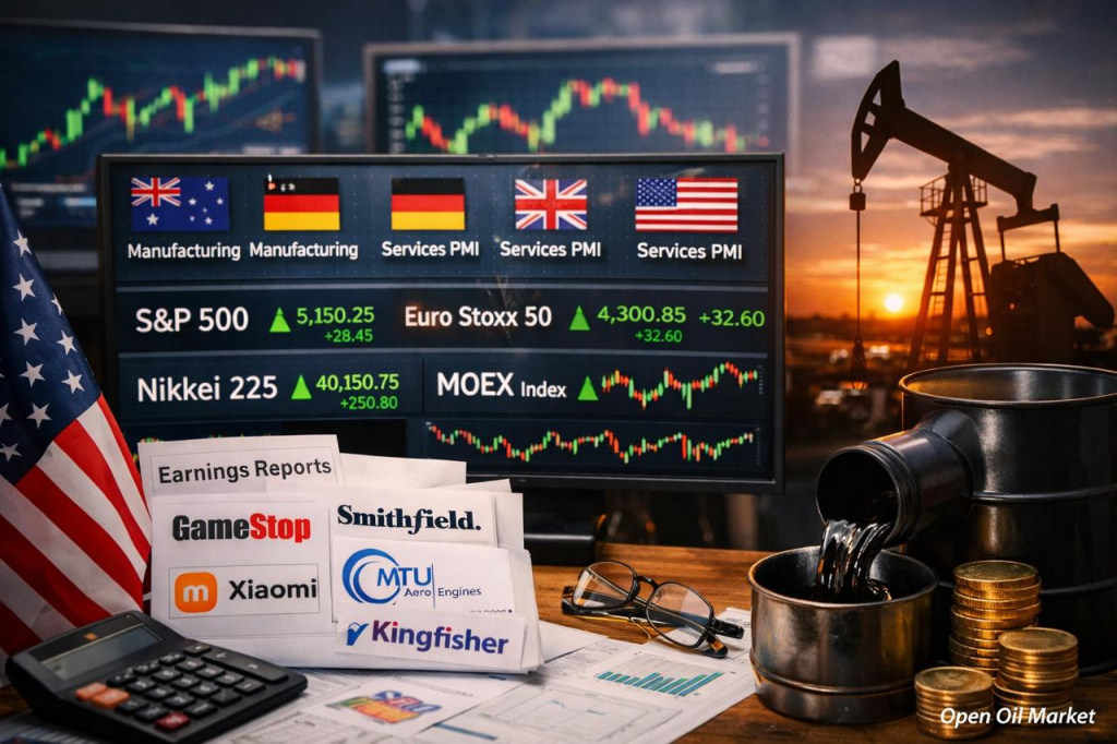 2026년 3월 24일 화요일 경제 이벤트 및 기업 리포트: PMI, 미국 고용 및 원유