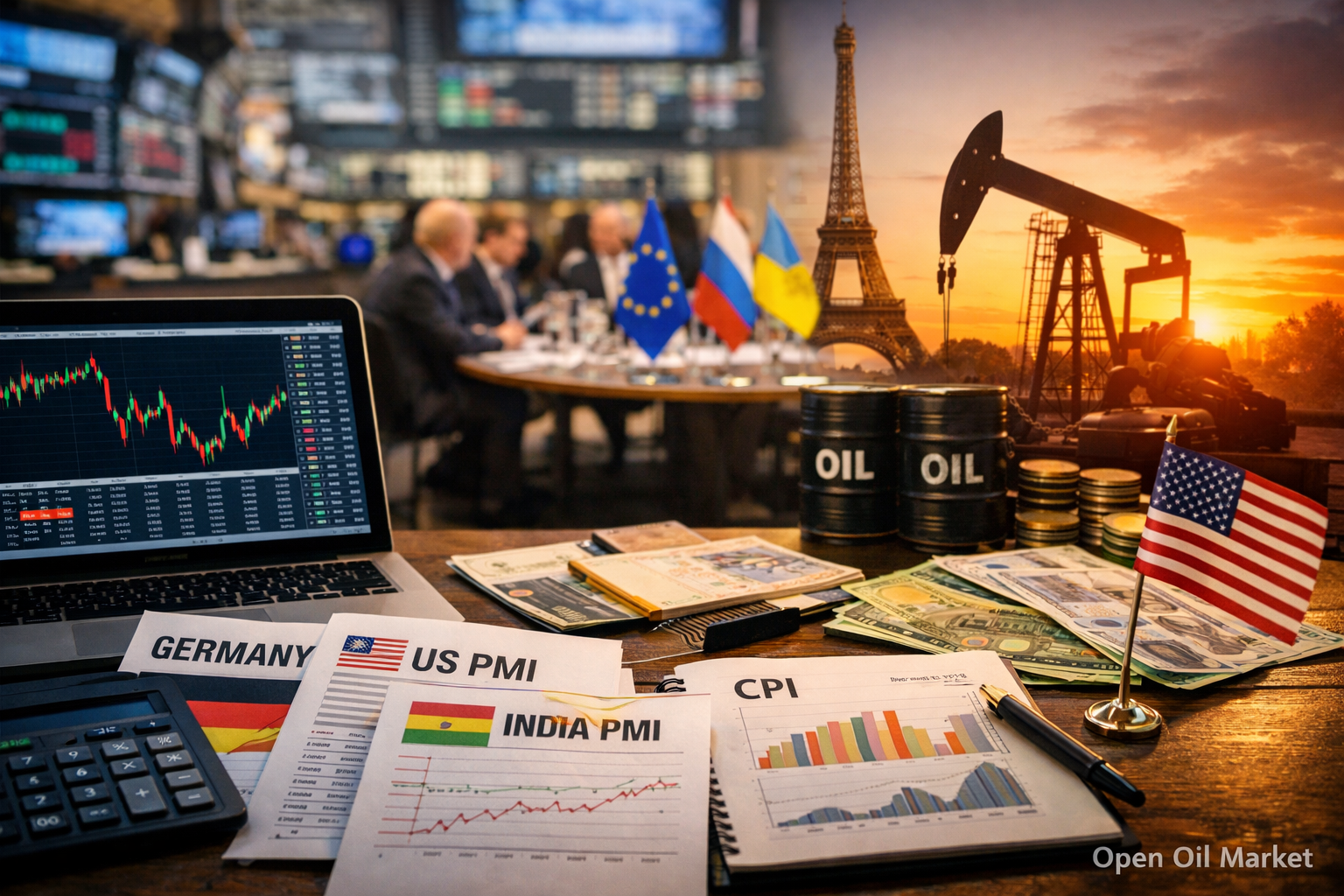경제 사건 및 기업 보고서 — 화요일, 2026년 1월 6일: 서비스 PMI, 독일 CPI, API 원유 재고