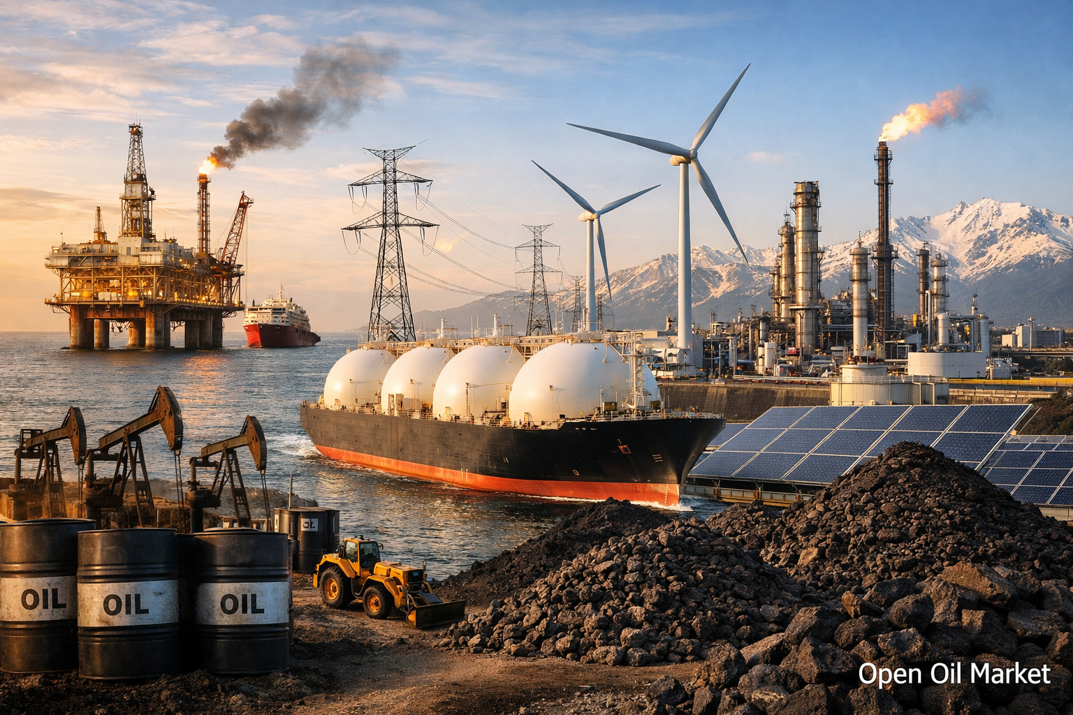 석유·가스 뉴스 및 에너지 — 화요일, 2026년 2월 24일: 유럽의 기록적인 LNG 수입, OPEC+의 대기 범위 내 석유