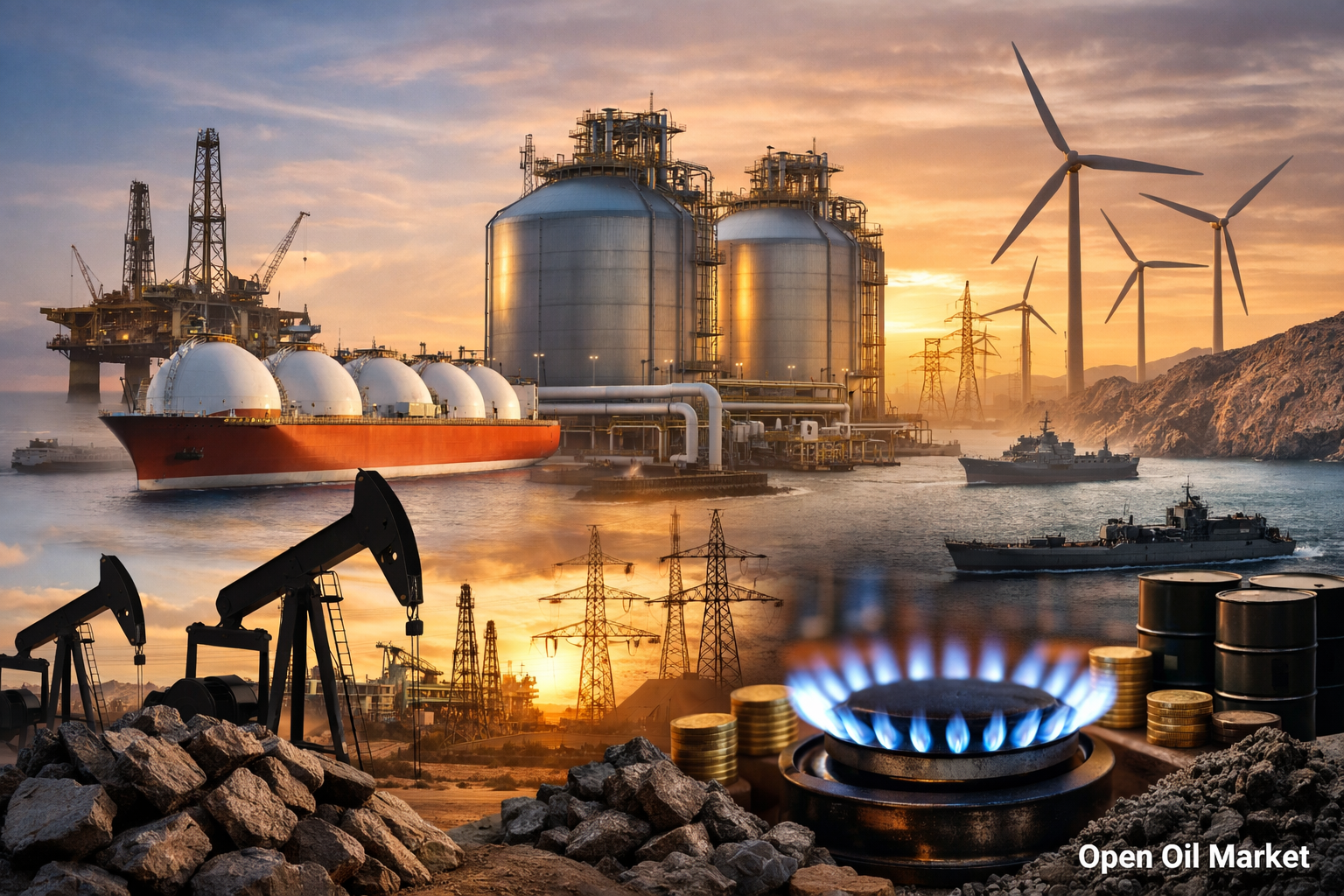 석유 및 에너지 뉴스 — 2026년 2월 26일: 이란 주변의 긴장 상승, 브렌트/WTI 동향 및 유럽으로의 LNG 기록 흐름