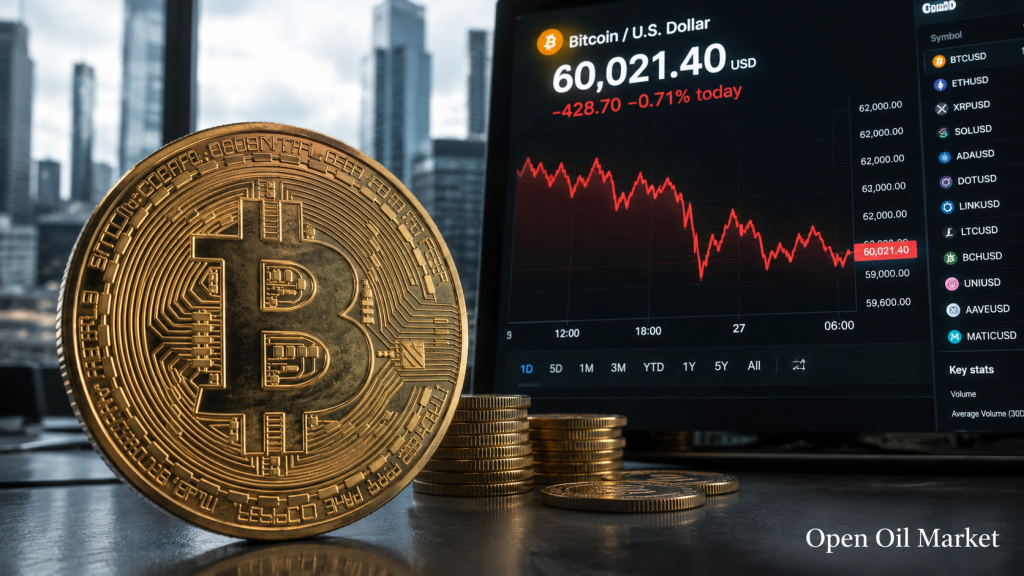 2026년 6월 28일 암호화폐 뉴스: 비트코인 $60,000, ETF 유출 및 스테이블코인
