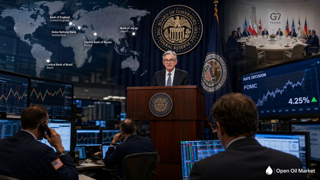 2026년 6월 15-19일 투자자 캘린더: G7, Fed, 일본은행, 영국은행, 러시아 중앙은행과 Accenture, Kroger, Jabil의 보고서
