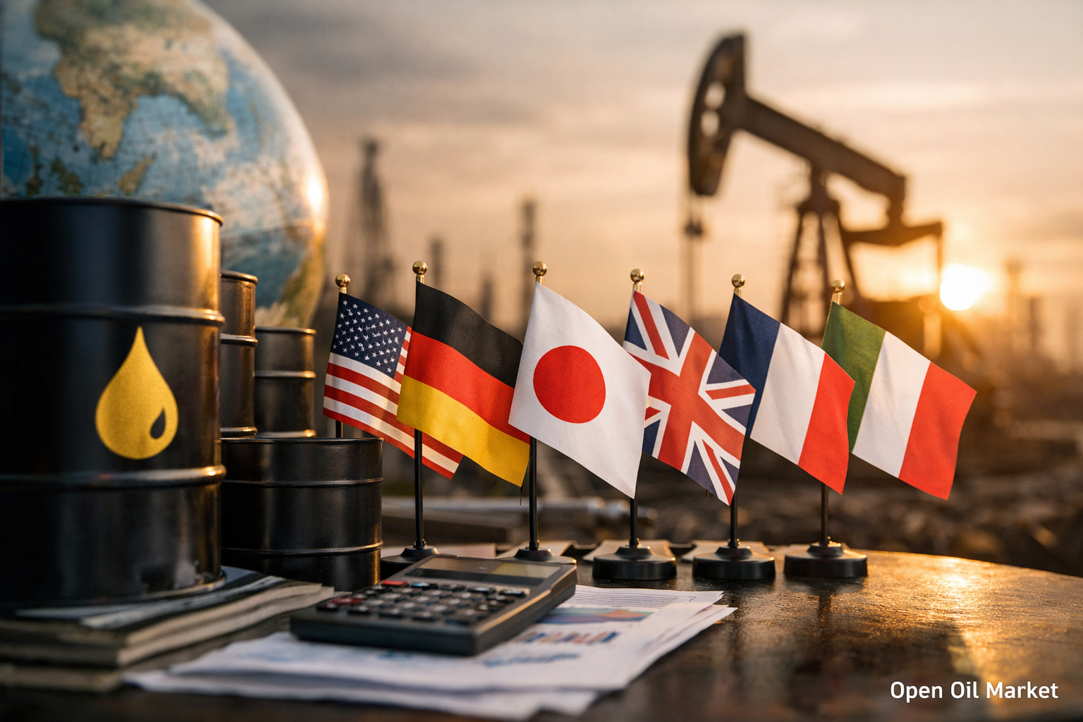 G7의 석유 비축량 10억 배럴 초과: 세계 석유 소비 일수 계산