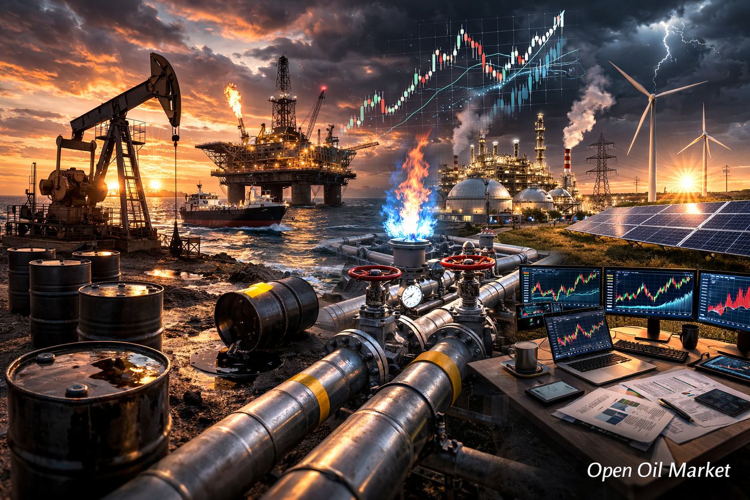 석유가스 및 에너지 뉴스 - 수요일, 2026년 2월 25일 | 브렌트유, 가스, LNG, 정유소, VI