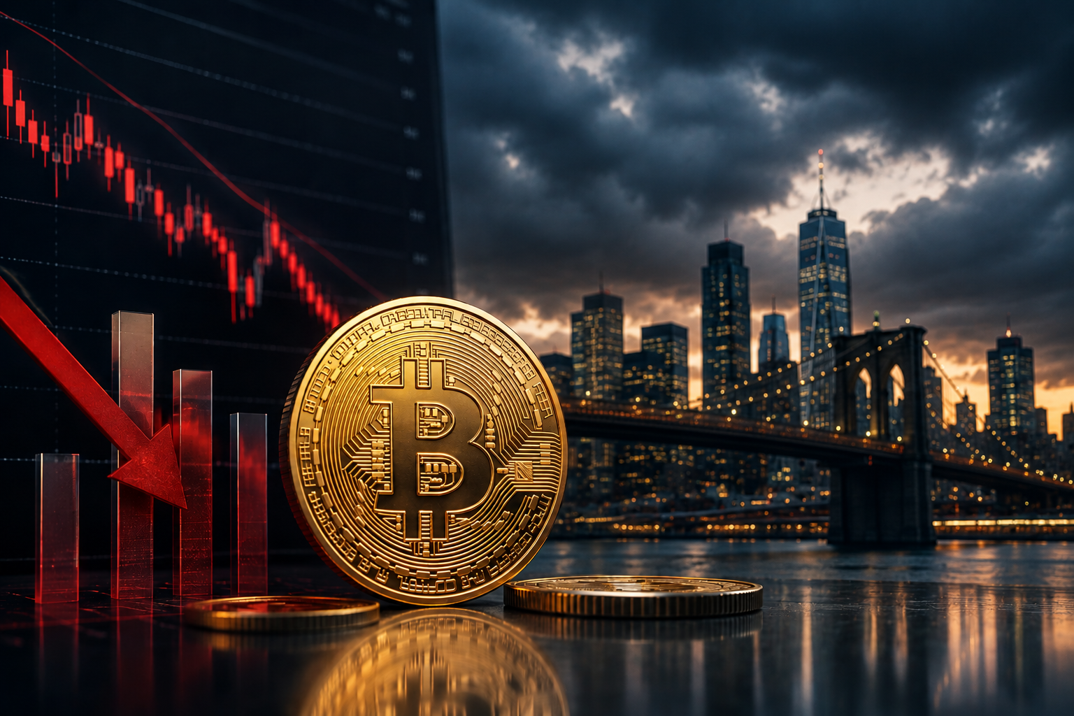 암호화폐 뉴스: 2026년 8월 3일 월요일 — 비트코인 $63,000 유지, FED 동결 강경 및 ETF 기록적 자금 유출