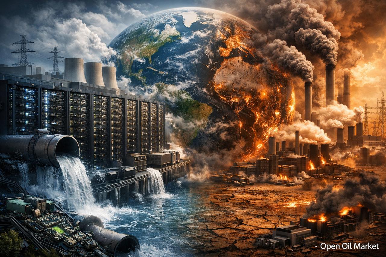 인공지능의 생태학적 비용: 신경망의 에너지 소비, 물 및 투자자에게 미치는 위험