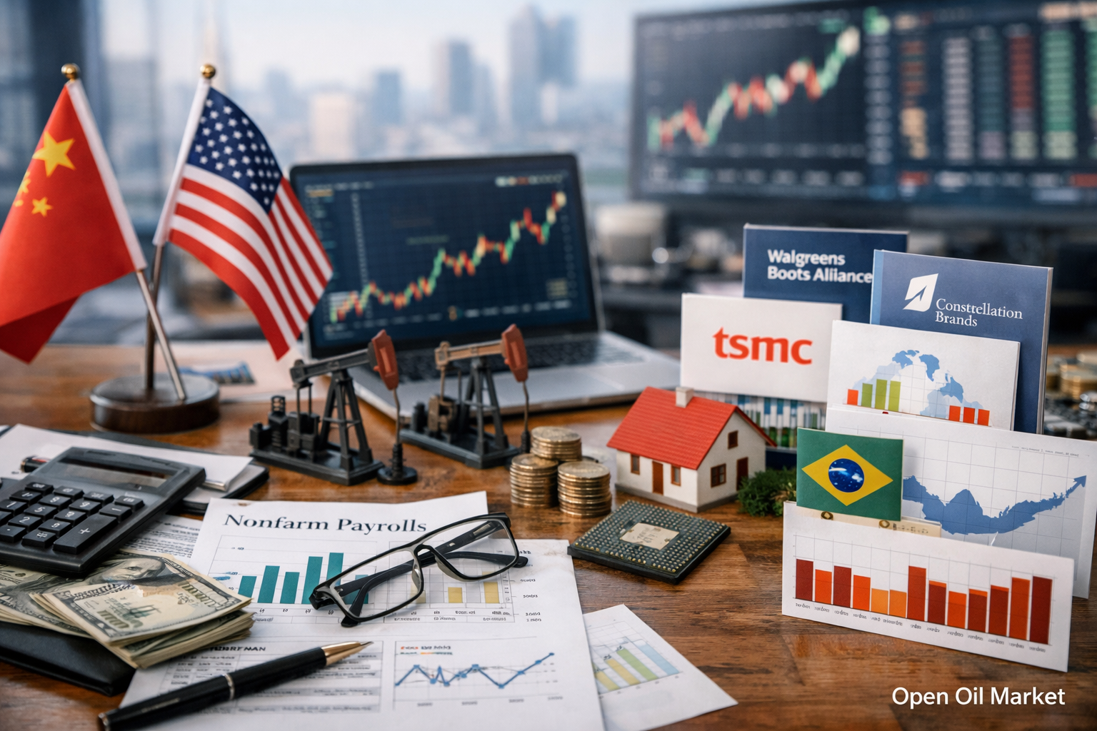 경제적 사건 및 기업 보고서 - 금요일, 2026년 1월 9일 미국 비농업 고용지표, 중국 및 독일 인플레이션